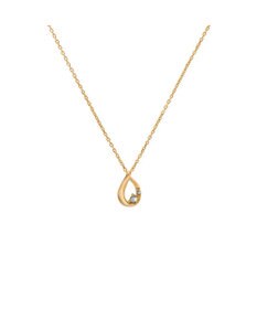 blancotokyo 【金属アレルギー対応】ドロップモチーフネックレス RUGIADA