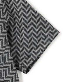 JOSEPH HOMME 【HIGH GRADE LINE】カスリシェブロンジャガード　オープンカラー半袖シャツ