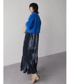 Green Parks ショート丈ケーブルニットプルオーバー