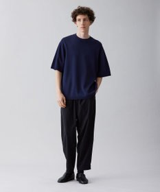 UNFILO MENS 【接触冷感】イージーケア ニット半袖Ｔシャツ [23年春夏商品]
