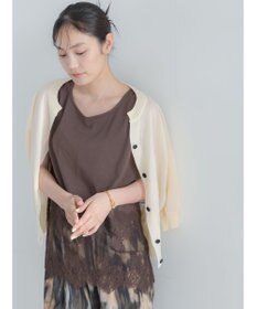 Te chichi スカラップレースヘムタンクトップ