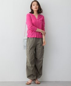 23区 【SLOW/一部店舗限定】シアーツイストシングルジャージー カーディガン