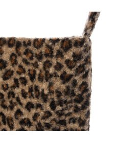 UNBILLION カシュカシュ cachecache / レオパードループツイードワンショルダートート