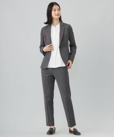 J.PRESS LADIES 【洗える】ヌーディスバックサテン ピンタック ブラウス