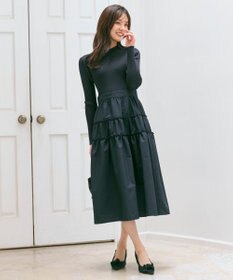 Feroux ティアードスカートドッキング ワンピース