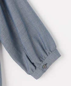 J.PRESS LADIES L 【シーンレスに活躍】ウォッシャブルキュプラツイル タックデザイン ブラウス