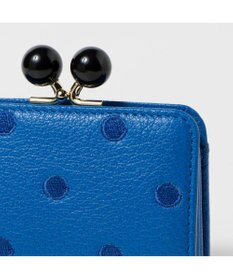 UNBILLION ペルケ perche / アクリル玉ドット刺繍・ジャバラカードウォレット