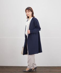 Tiaclasse L タックヨーク着流しパフスリ－ブコート