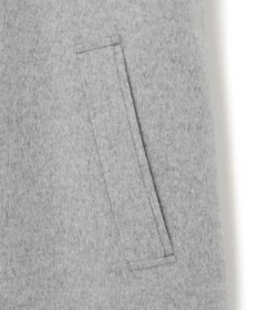 23区 ウールカシミヤビーバー フード付き ショートコート