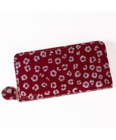 tsumori chisato CARRY グリッターフラワー ラウンドファスナー 長財布
