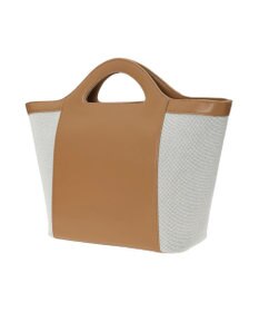 Te chichi Tメタルキャンバスエコレザーコンビトートバッグ