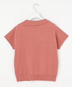 J.PRESS LADIES 【洗える・抗菌防臭】COTTON POLYESTER 襟付き ニット