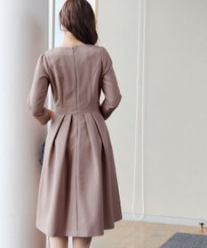 Tiaclasse 【セレモニー・XSサイズ追加・新色追加】アシメリボンベルトフレアワンピース