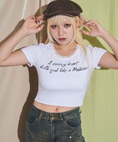 WEGO レースロゴスタッズT