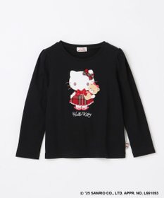 ANY KIDS 【ハローキティ×ANY KIDS】アップリケ 長袖Tシャツ