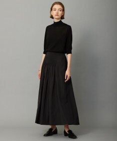 ICB 【洗える】 エステルメモリータフタ ロングスカート