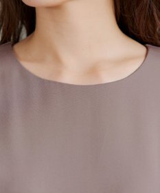 Tiaclasse L 【セレモニー・新色追加】アシメリボンベルトフレアワンピース