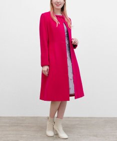 TOCCA 【WEB限定カラー有り】【消臭】MILKY PUFF リボンウールコート