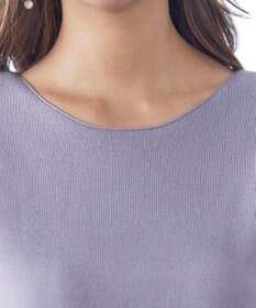 Tiaclasse L 【洗える】ダブルフェイスニットトップス