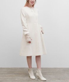 TOCCA 【WEB限定カラー有り】【消臭】MILKY PUFF リボンウールコート