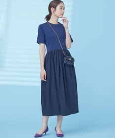 組曲 【WEB限定】コンビネーションコクーンワンピース