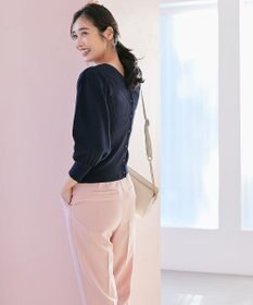 ANY SIS 【洗える】フラワーカラー2WAY ニット