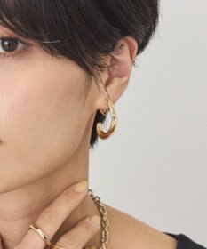 AMERICAN HOLIC ツイストフープイヤリング