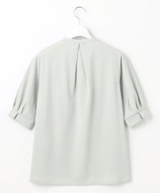 J.PRESS LADIES L 【吸水速乾】プレーティングジャージー バンドカラー カットソー