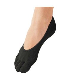 Chacott 5本指シルク混ソックス