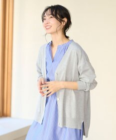 ANY 【洗濯機可能・UVケア】Ｖネック カーディガン