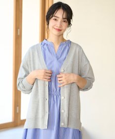 ANY 【洗濯機可能・UVケア】Ｖネック カーディガン