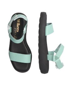 INTER-CHAUSSURES 【Wikers】ソフトスクエアトウ厚底サンダル