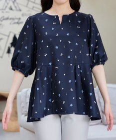 Tiaclasse 花柄プリントカットソーチュニック