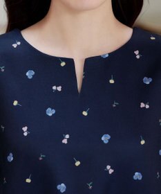 Tiaclasse 花柄プリントカットソーチュニック