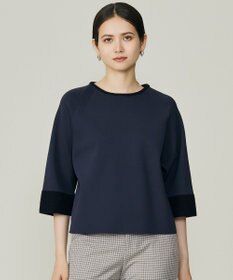 自由区 L モールブロッキング ニット