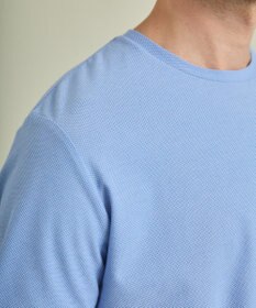 GOTAIRIKU 仕事で着られるTシャツ【サラサラ/よれにくい/透けにくい】キレイめ 鹿の子 ビズTシャツ