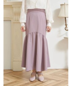 earth music&ecology ギャザー切替マーメイドスカート