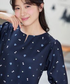 Tiaclasse 花柄プリントカットソーチュニック