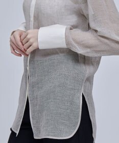 BEIGE， MATHIEU / バンドカラーシャツ