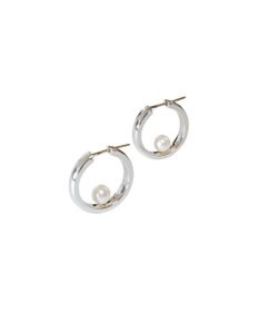 susui 【pearl doughnut】フープピアス (SVMRR)_両耳