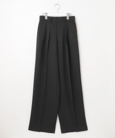 23区 L 【撥水加工/UVカット】キューティクルストレッチツイル ワイドパンツ