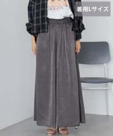 AMERICAN HOLIC 【選べる丈2サイズ】マットサテンスカーチョ