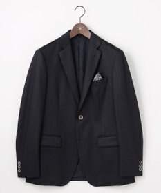 JOSEPH ABBOUD 【JAPANファブリック/ウールジャージー】T/Wピンチェックジャージー ジャケット