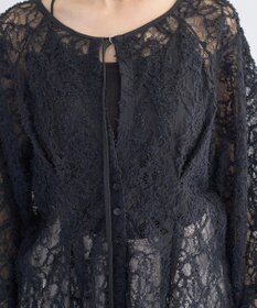 earth music&ecology レースフラワーブラウス