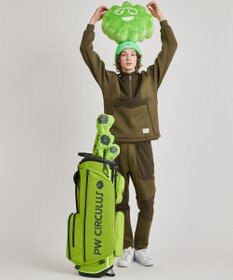 PW CIRCULUS 新作【UNISEX】デタッチャブル キャディバッグ　取っ手付ポーチ・シューズケース付  ゴルフ
