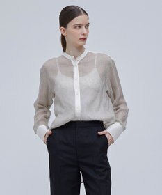 BEIGE， MATHIEU / バンドカラーシャツ