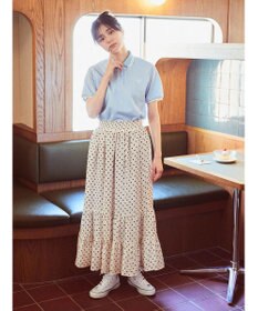 earth music&ecology ハートロゴ刺繍ポロ