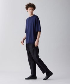 UNFILO MENS 【接触冷感】イージーケア ニット半袖Ｔシャツ [23年春夏商品]