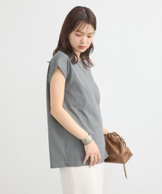 earth music&ecology 【接触冷感/洗濯機可】Ｑｕａｌｉｔｅ　Ｄｅ　ＶｉｅフレンチＴ