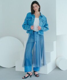 YECCA VECCA フリンジデニムジャケット